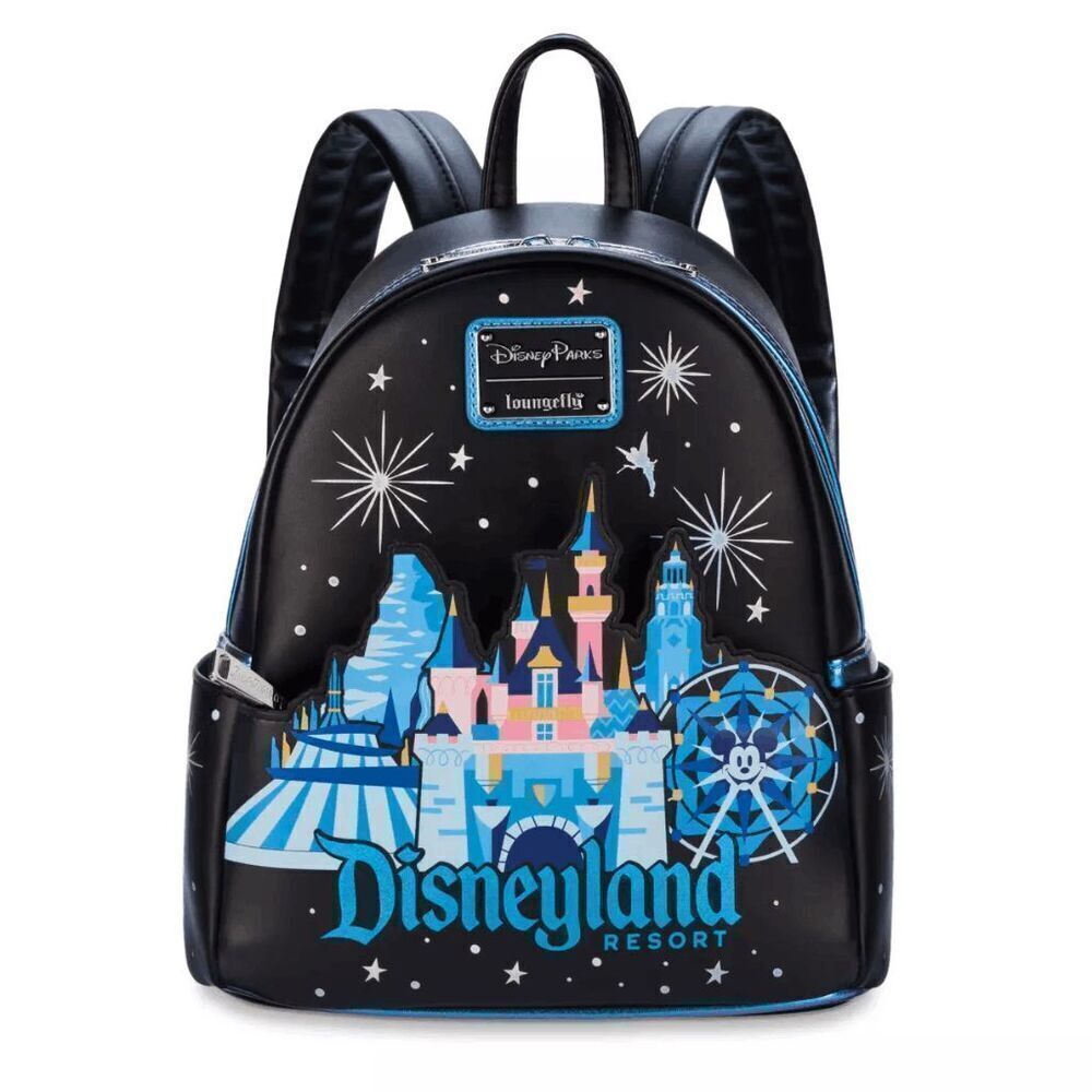 Loungefly Disney Resort Icons and Fireworks Mini Backpack